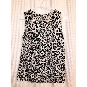 Merona size small/petite blouse - black/white